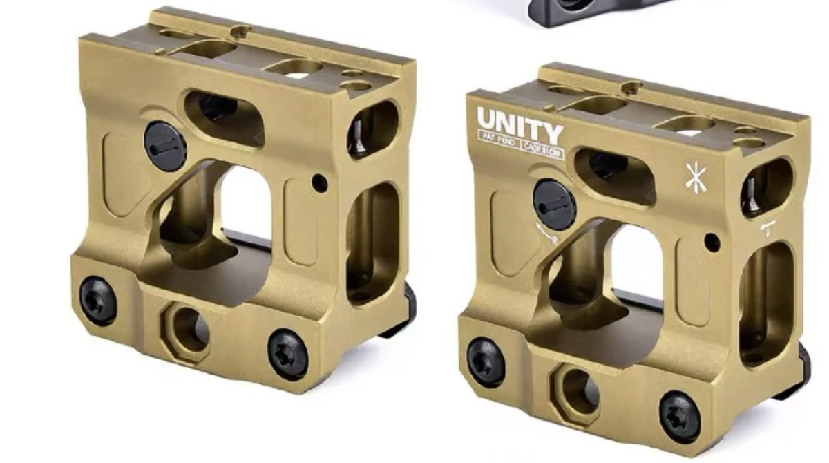 Rails, Mounts & Grips - UT FAST Mount for Red Dot (with Markings) - FDE