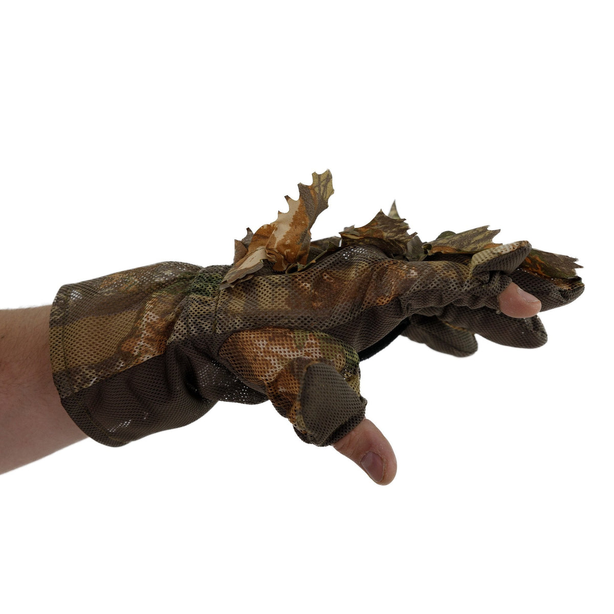 Tactical Gloves - 3D Leaf Suit Gloves - Brown