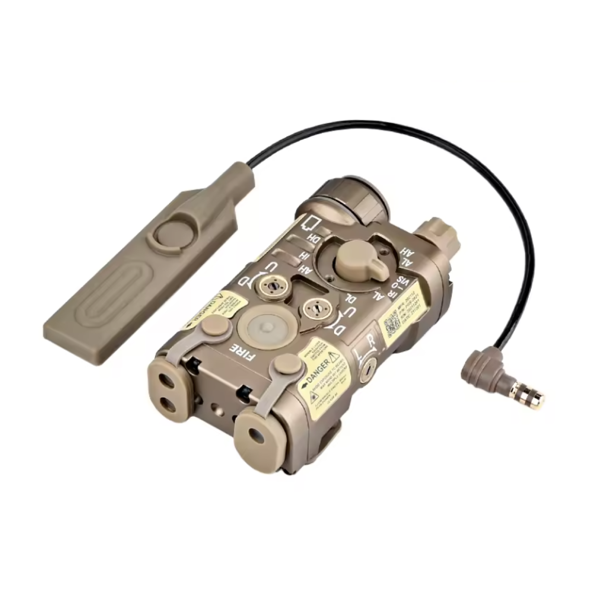 Laser/Light - AN/PEQ L3-NGAL Red & IR with LED Light (Metal Version) - FDE