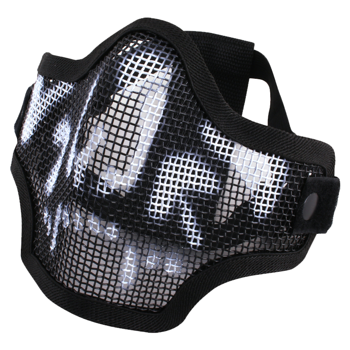 Face Masks - Crossteel Face Mask Black Skull