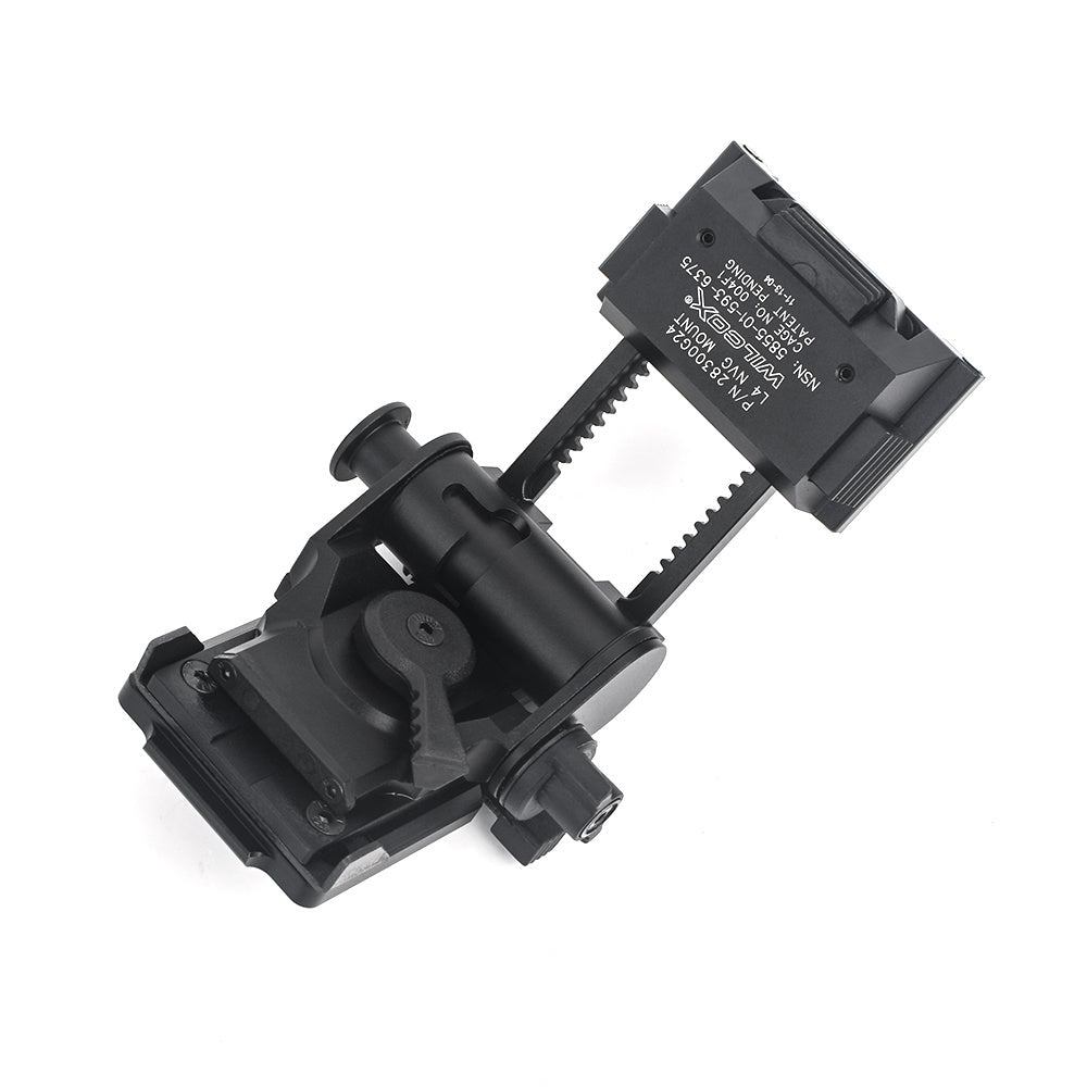 Wilcox & NVG Mounts - Wilcox NVG L4 G24 Mount - Black (with Markings)
