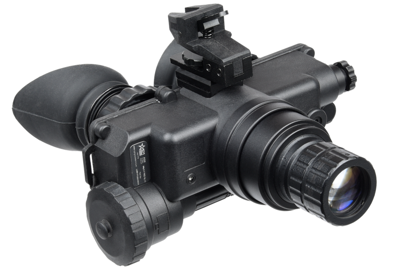 AGM Wolf-7 Pro NL1 HR - Night Vision Goggle with Gen 2+ "Level 1", P43-Green Phosphor "Level 1" High Resolution 60-68 lp/mm Included: NVG, Goggle Kit, Rhino Mount HM,... - AGM Global Vision