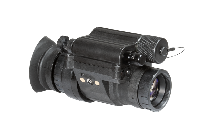 AGM PVS-14E NL1 - Enhanced Night Vision Monocular with electronic controller with Gen 2+ "Level 1", P43-Green Phosphor IIT FOM 1400-1500 Non Autogated - AGM Global Vision