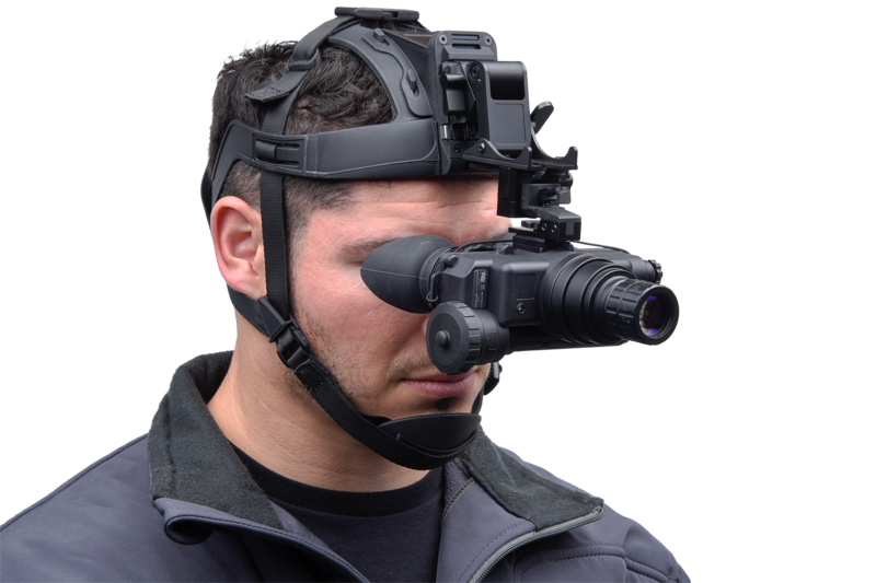 AGM Wolf-7 Pro NL1 HR - Night Vision Goggle with Gen 2+ "Level 1", P43-Green Phosphor "Level 1" High Resolution 60-68 lp/mm Included: NVG, Goggle Kit, Rhino Mount HM,... - AGM Global Vision