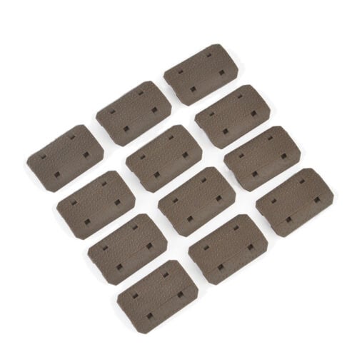 Type 2 M-LOK Rail Covers (12 pcs) - DE