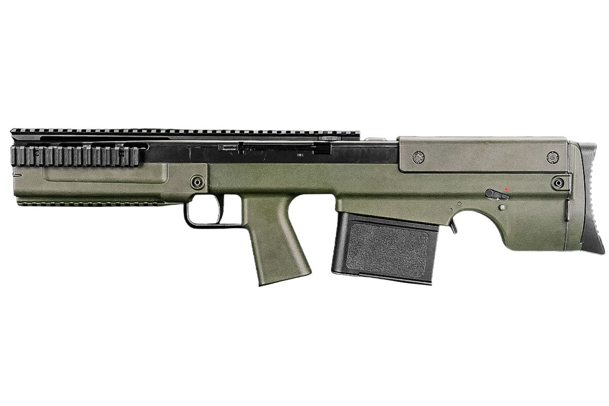 Silverback VKS Compact in Olive Drab — right-side studio view