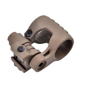 Adjustable 1" Flashlight Mount - FDE