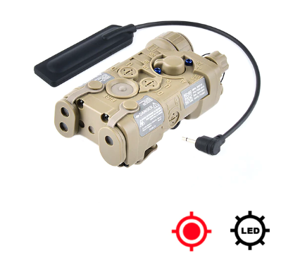 NGAL Red Laser with LED Light (Plastic Version) - FDE