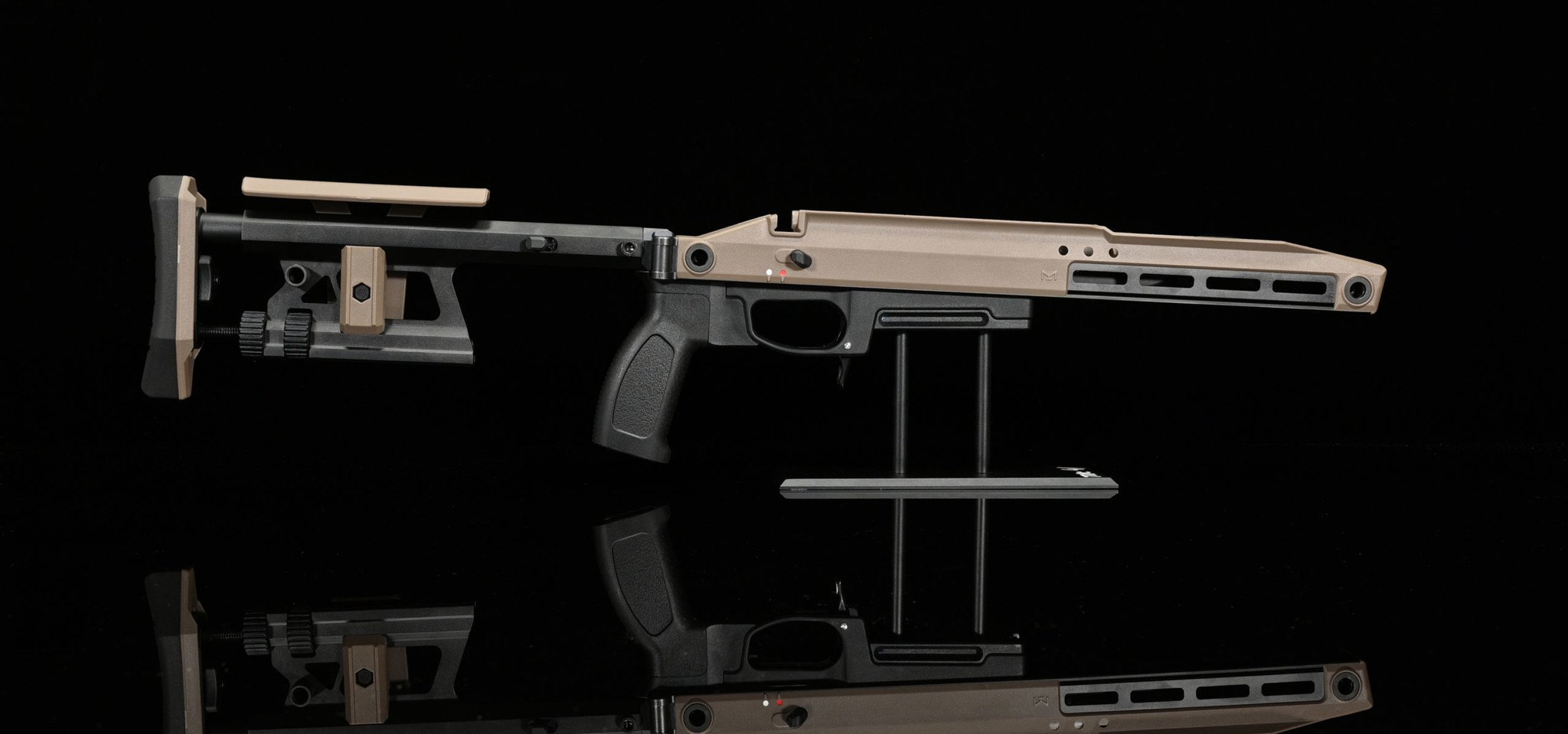 TAC-41 A - Aluminum Chassis with Folding Stock - FDE