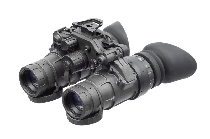 AGM UNVG NL1 - Ultralight Night Vision Goggle/Binocular with Gen 2+ "Level 1", P43-Green Phosphor IIT FOM 1400-1500 Non Autogated. - AGM Global Vision