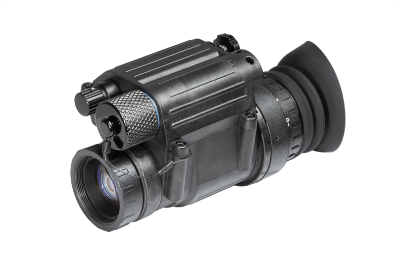 AGM PVS-14L NL1 - Light weight Night Vision Monocular with Gen 2+ "Level 1", P43-Green Phosphor IIT FOM 1400-1500 Non Autogated - AGM Global Vision