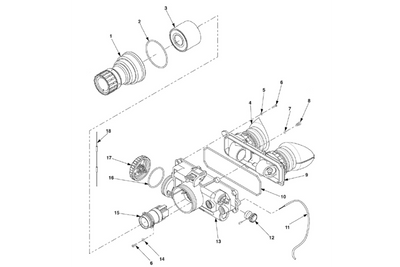 AGM PVS7 Battery Cap Assembly - AGM Global Vision