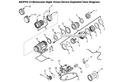 AGM PVS14 Battery Cap (no lanyard) - AGM Global Vision