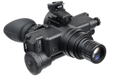 AGM Wolf-7 Pro NL1 HR - Night Vision Goggle with Gen 2+ "Level 1", P43-Green Phosphor "Level 1" High Resolution 60-68 lp/mm Included: NVG, Goggle Kit, Rhino Mount HM,... - AGM Global Vision