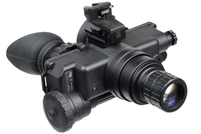 AGM Wolf-7 Pro NL1 HR - Night Vision Goggle with Gen 2+ "Level 1", P43-Green Phosphor "Level 1" High Resolution 60-68 lp/mm Included: NVG, Goggle Kit, Rhino Mount HM,... - AGM Global Vision
