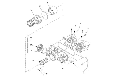AGM PVS14/PVS7 Head Mount Assembly with browpads (S/M/L) - AGM Global Vision