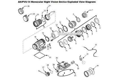 AGM PVS14 Light Pipe - AGM Global Vision