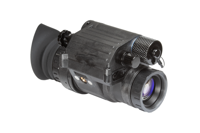 AGM PVS-14L NL1 - Light weight Night Vision Monocular with Gen 2+ "Level 1", P43-Green Phosphor IIT FOM 1400-1500 Non Autogated - AGM Global Vision