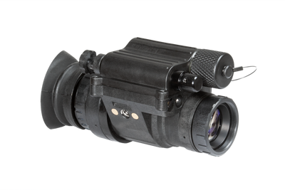 AGM PVS-14E NL1 - Enhanced Night Vision Monocular with electronic controller with Gen 2+ "Level 1", P43-Green Phosphor IIT FOM 1400-1500 Non Autogated - AGM Global Vision