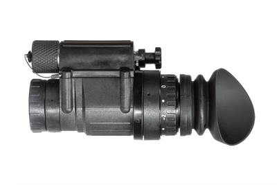 AGM PVS-14E NL1 - Enhanced Night Vision Monocular with electronic controller with Gen 2+ "Level 1", P43-Green Phosphor IIT FOM 1400-1500 Non Autogated - AGM Global Vision