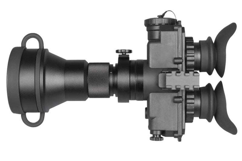AGM FoxBat-5 NL1 HR - Night Vision Bi-Ocular 5x with Gen 2+ "Level 1", P43-Green Phosphor IIT - AGM Global Vision