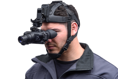 AGM Wolf-7 Pro NL1 HR - Night Vision Goggle with Gen 2+ "Level 1", P43-Green Phosphor "Level 1" High Resolution 60-68 lp/mm Included: NVG, Goggle Kit, Rhino Mount HM,... - AGM Global Vision