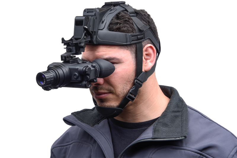 AGM Wolf-7 Pro NL1 HR - Night Vision Goggle with Gen 2+ "Level 1", P43-Green Phosphor "Level 1" High Resolution 60-68 lp/mm Included: NVG, Goggle Kit, Rhino Mount HM,... - AGM Global Vision