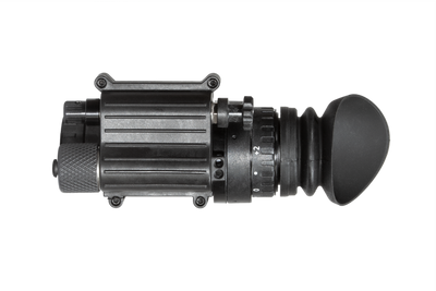 AGM PVS-14E NL1 - Enhanced Night Vision Monocular with electronic controller with Gen 2+ "Level 1", P43-Green Phosphor IIT FOM 1400-1500 Non Autogated - AGM Global Vision