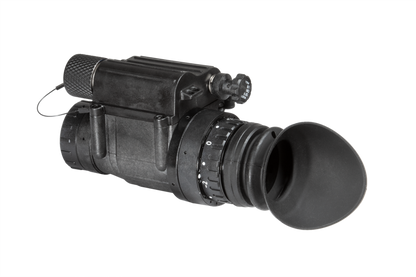 AGM PVS-14E NL1 - Enhanced Night Vision Monocular with electronic controller with Gen 2+ "Level 1", P43-Green Phosphor IIT FOM 1400-1500 Non Autogated - AGM Global Vision