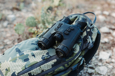 AGM ObservIR LRF 25-256 Multi-Functional Thermal Imaging & CMOS Binocular with built-in Laser Range Finder, 12 Micron 256x192 (50 Hz), 4K, 25 mm lens. - AGM Global Vision