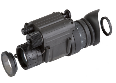 AGM PVS-14 NW1A - Night Vision Monocular with Gen 2+ "Level 1", P45-White Phosphor IIT - AGM Global Vision