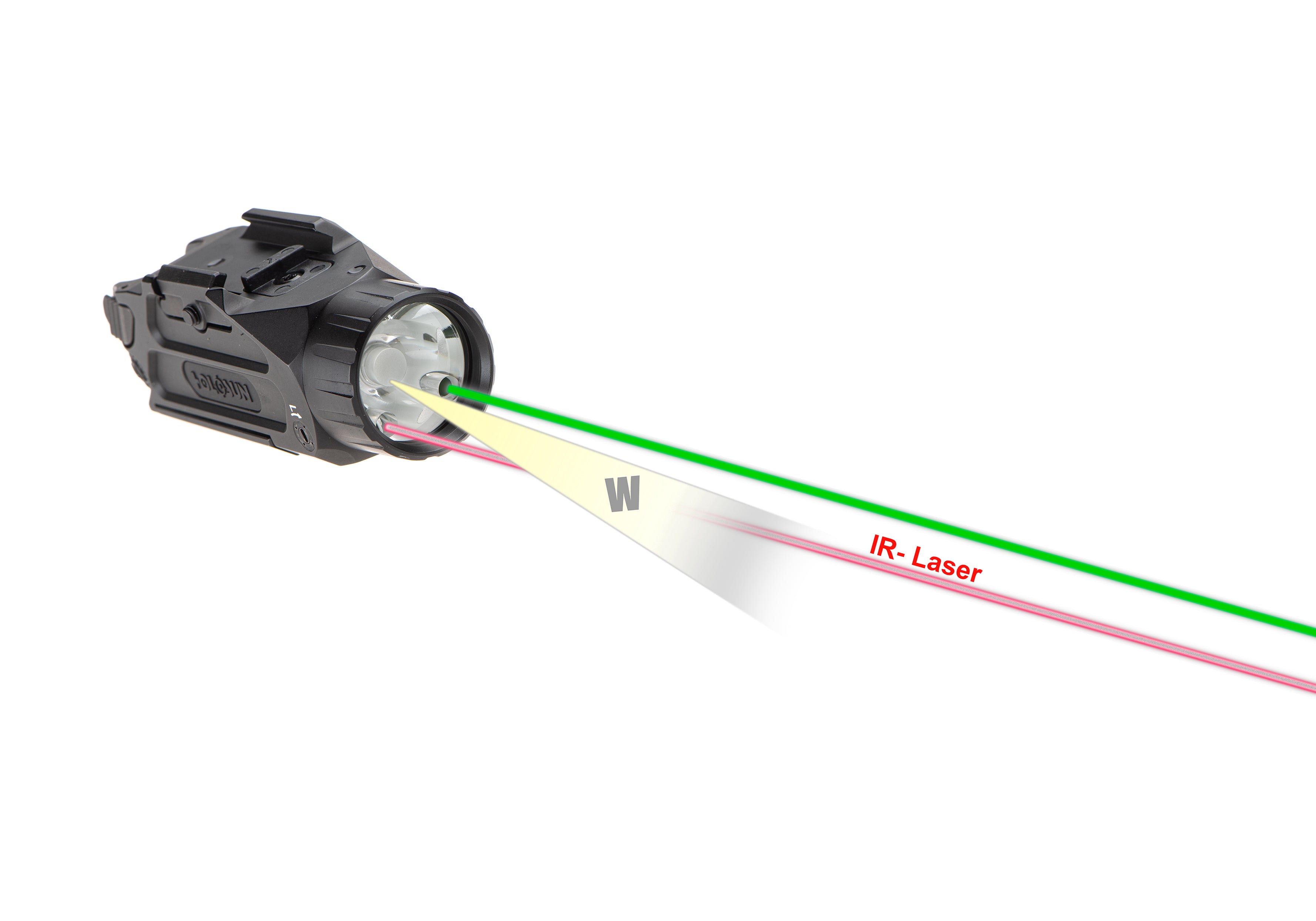 Holosun P.ID Dual Pistol Flashlight / Green + IR Laser (2026)