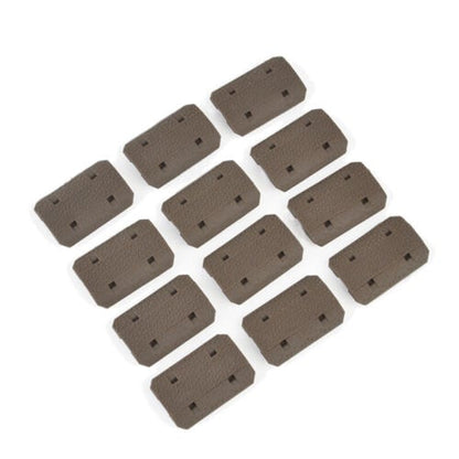 Type 2 M-LOK Rail Covers (12 pcs) - DE