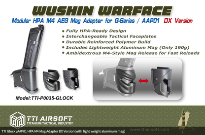 AAP-01 HPA Adapter+Lightweight Magazine for M4 Mag - Black