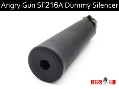 Detalle del silenciador dummy SF216A L119, boca frontal
