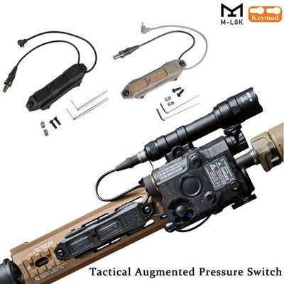 Laser Pack (Green and Red) + PEQ15 + M600C Flashlight + Dual Switch - Black