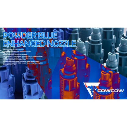 Powder Blue Enhanced Loading Nozzle