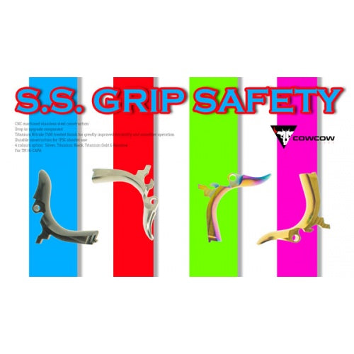Match Grade Stainless Steel Grip Safety