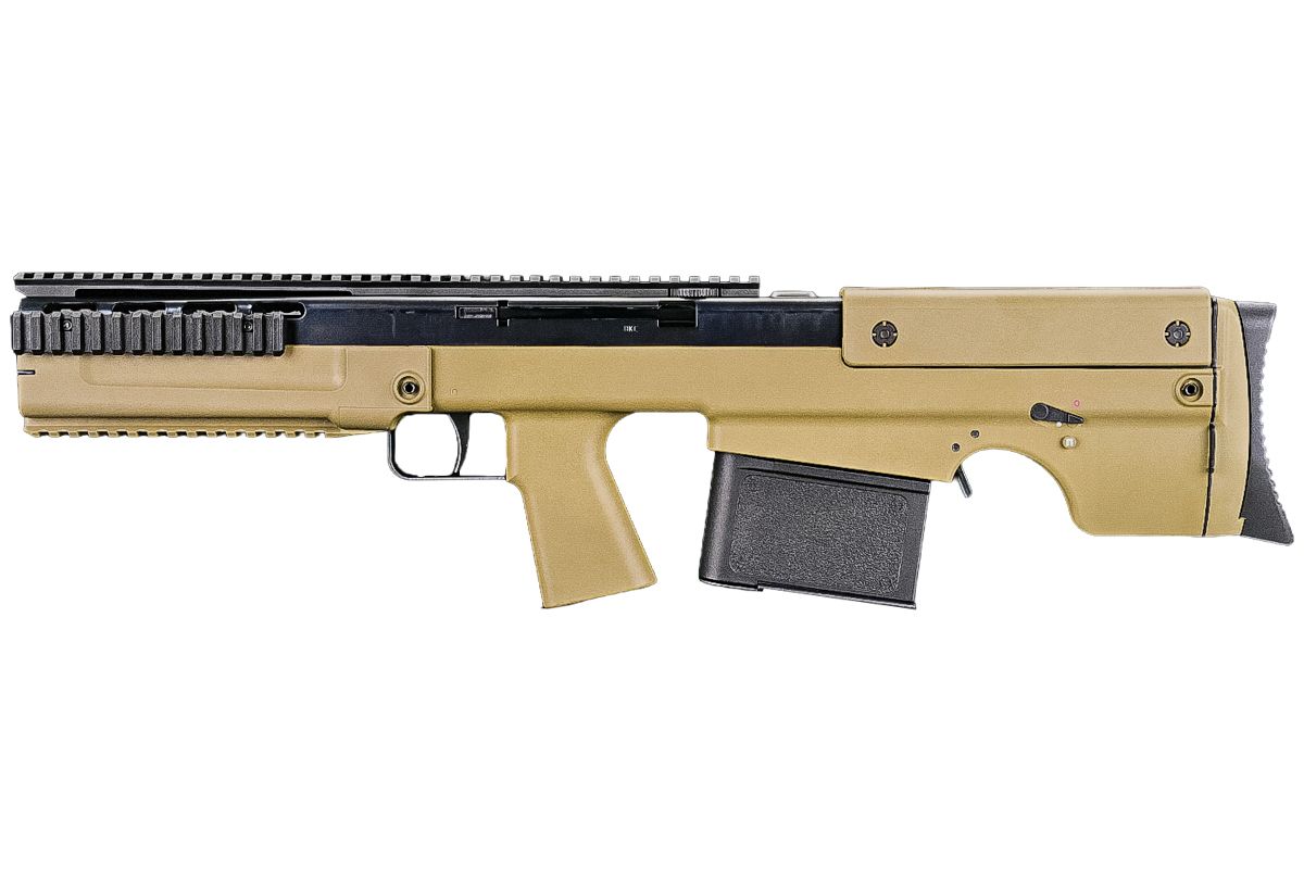Silverback VKS Compact in Flat Dark Earth — right-side studio view