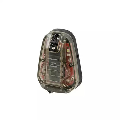 Hel-Star 6 Gen 3 Red Helmet Light - Black