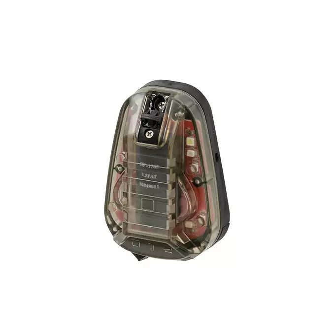 Hel-Star 6 Gen 3 Red Helmet Light - Black