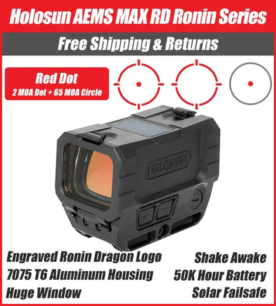 Holosun Ronin AEMS Max Green Circle Dot Sight (2026)