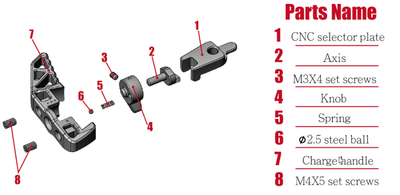 AAP01 Type A Charging Handle with Fire Selector