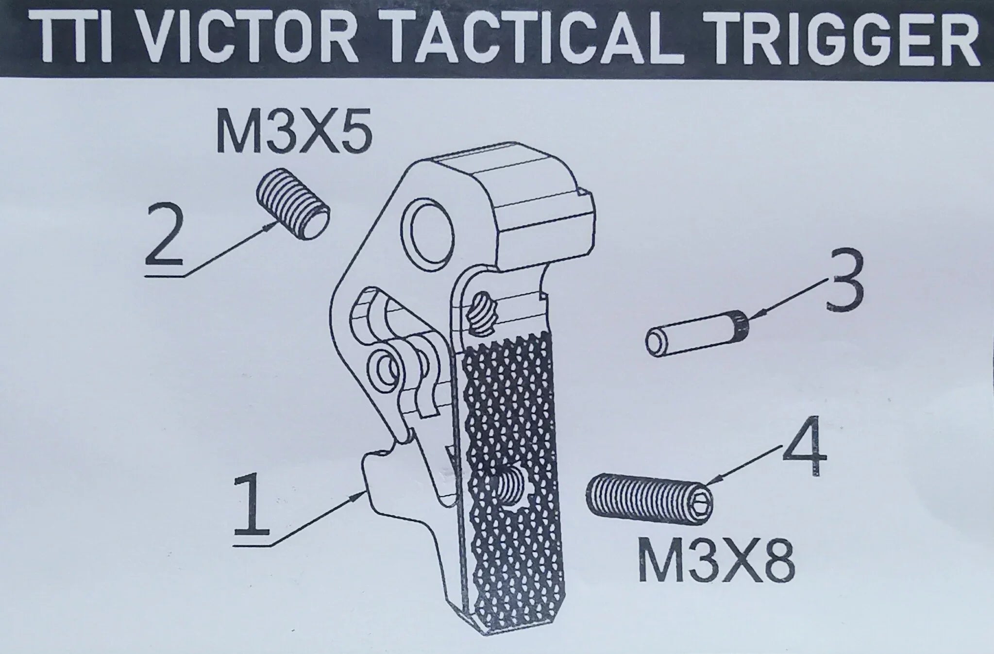 Victor Tactical Trigger (for AAP01 / TP22 / G-Series)