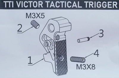 Victor Tactical Trigger (for AAP01 / TP22 / G-Series)