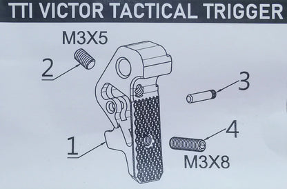 Victor Tactical Trigger (for AAP01 / TP22 / G-Series)