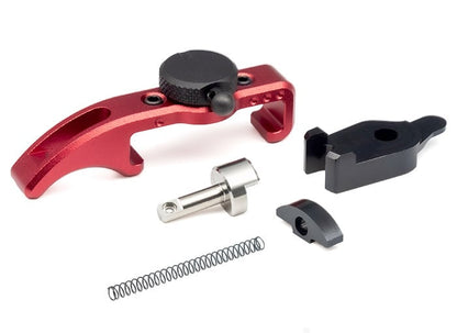 Extended Charging Handle with Fire Selector - Red