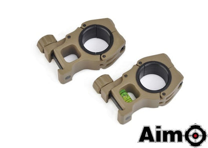 Adjustable Scope Rings with Level 1 Inch to 30mm