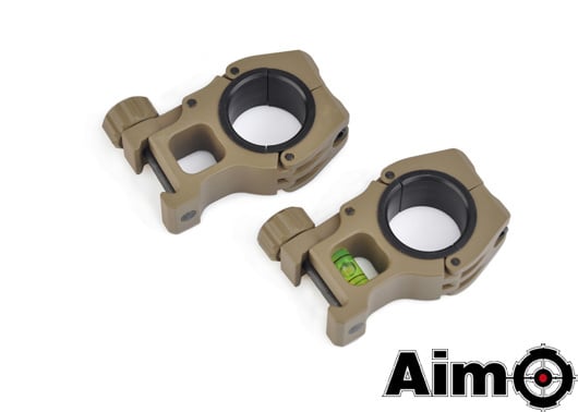 Adjustable Scope Rings with Level 1 Inch to 30mm