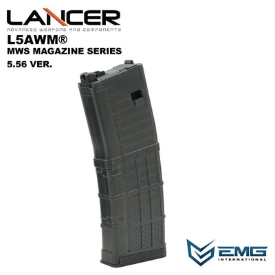 Licensed L5AWM EMG Lancer System MWS v2 Magazine - 5.56 / Smoke